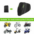 UV protective breathable lockable anti dust motorbike cover